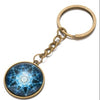 Black Magic Witchcraft Symbol Key Chain