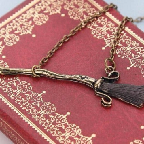 Harry Potter Wizard Broomstick Necklace